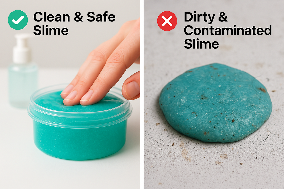 How to Keep Your Slime Clean and Germ-Free – Sticky Sparkle Slime
