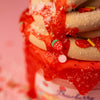 Strawberry Whirl Cake